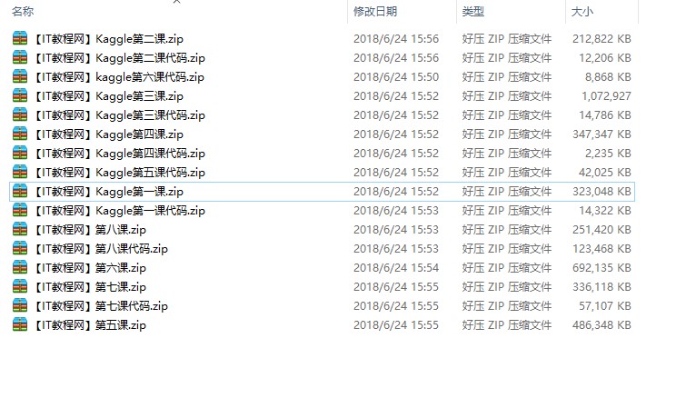 七月在线Kaggle案例实战班_人工智能教程-小栈资源网