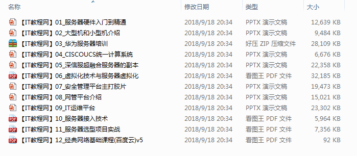 云数据中心视频课程配套资料【服务器篇】_服务器教程-小栈资源网
