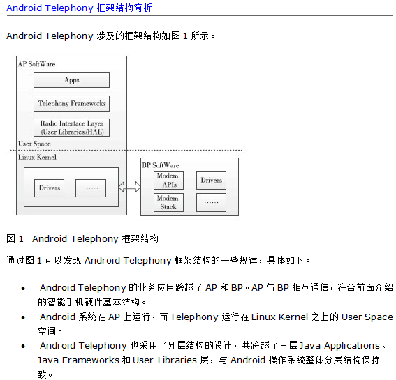 Android Telephony框架结构简析 中文-小栈资源网