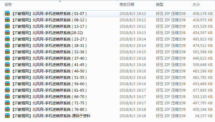 手机进销存系统项目视频【80集】-小栈资源网