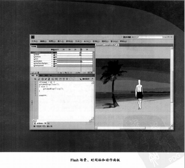 Adobe Flash CS4 Actionscript 3.0中文版经典教程 PDF_美工教程-小栈资源网