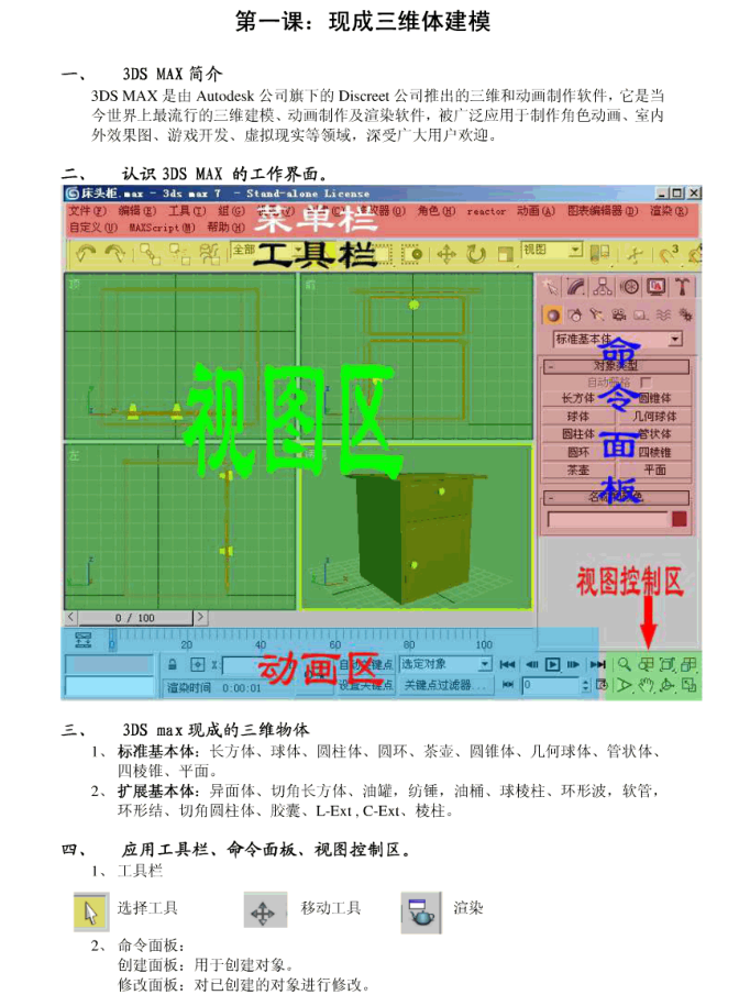3D MAX 重点讲解_美工教程-小栈资源网