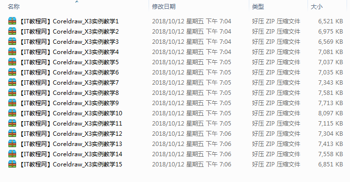 Coreldraw X3实例教学视频（15集）_美工教程-小栈资源网