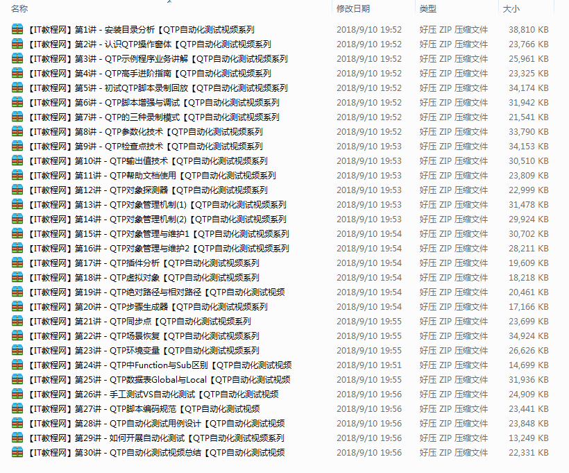 零基础学习QTP自动化测试视频教程_软件测试教程-小栈资源网