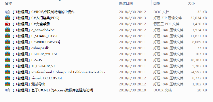 C#入门到精通技术文档荟萃_NET教程-小栈资源网