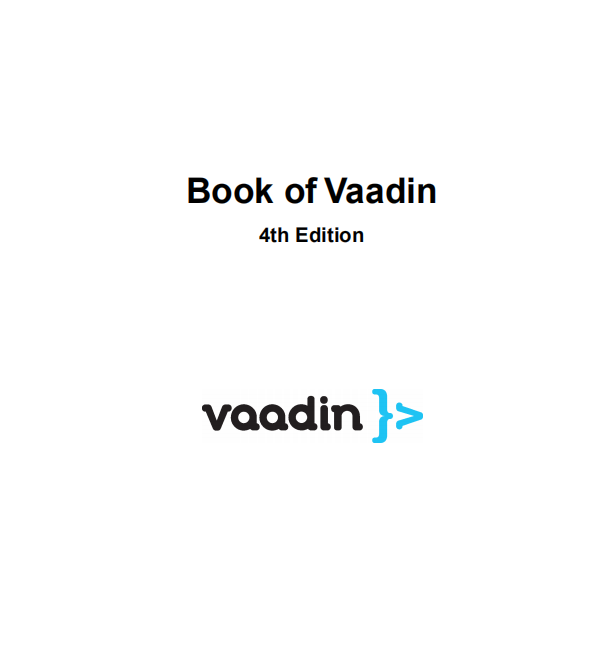 Book of Vaadin 第四版 英文pdf_前端开发教程-小栈资源网