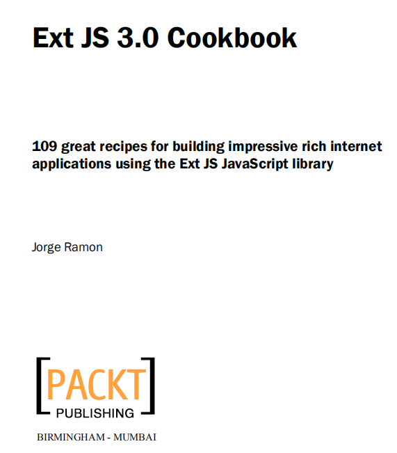 Ext JS 3.0 Cookbook 英文pdf_前端开发教程-小栈资源网