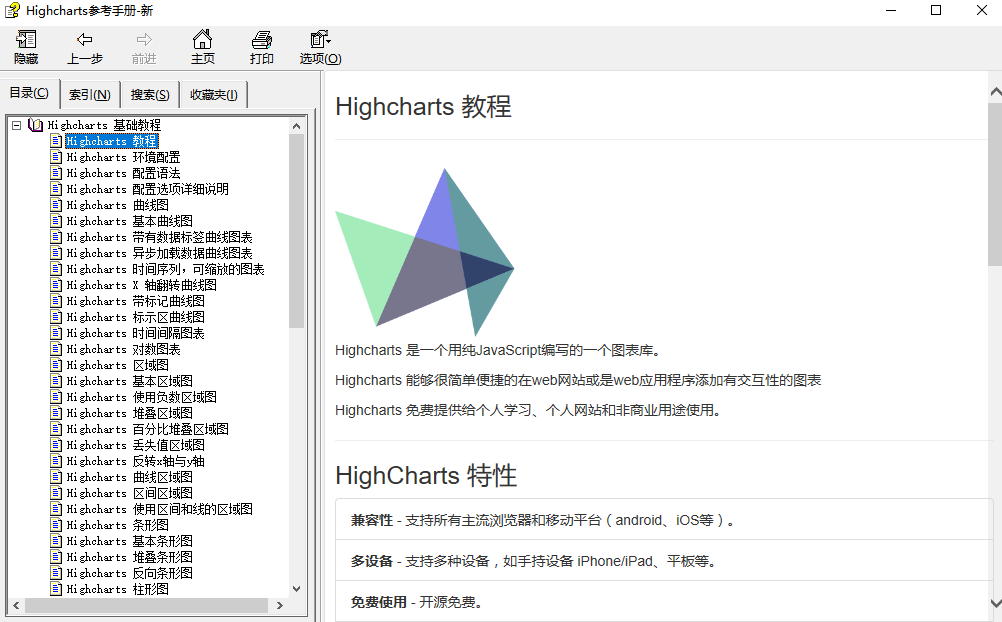 Highcharts参考手册 中文CHM_前端开发教程-小栈资源网