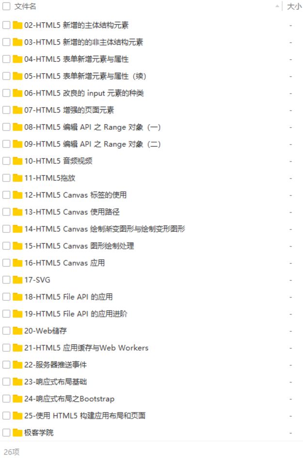 HTML5史上最全教程合集_前端开发教程-小栈资源网