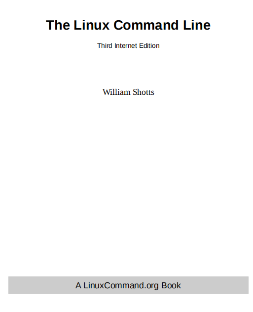 The Linux Command Line 英文PDF_操作系统教程-小栈资源网