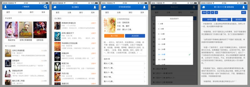 杰奇1.7手机WAP独立版小说模板完整修复版-小栈资源网
