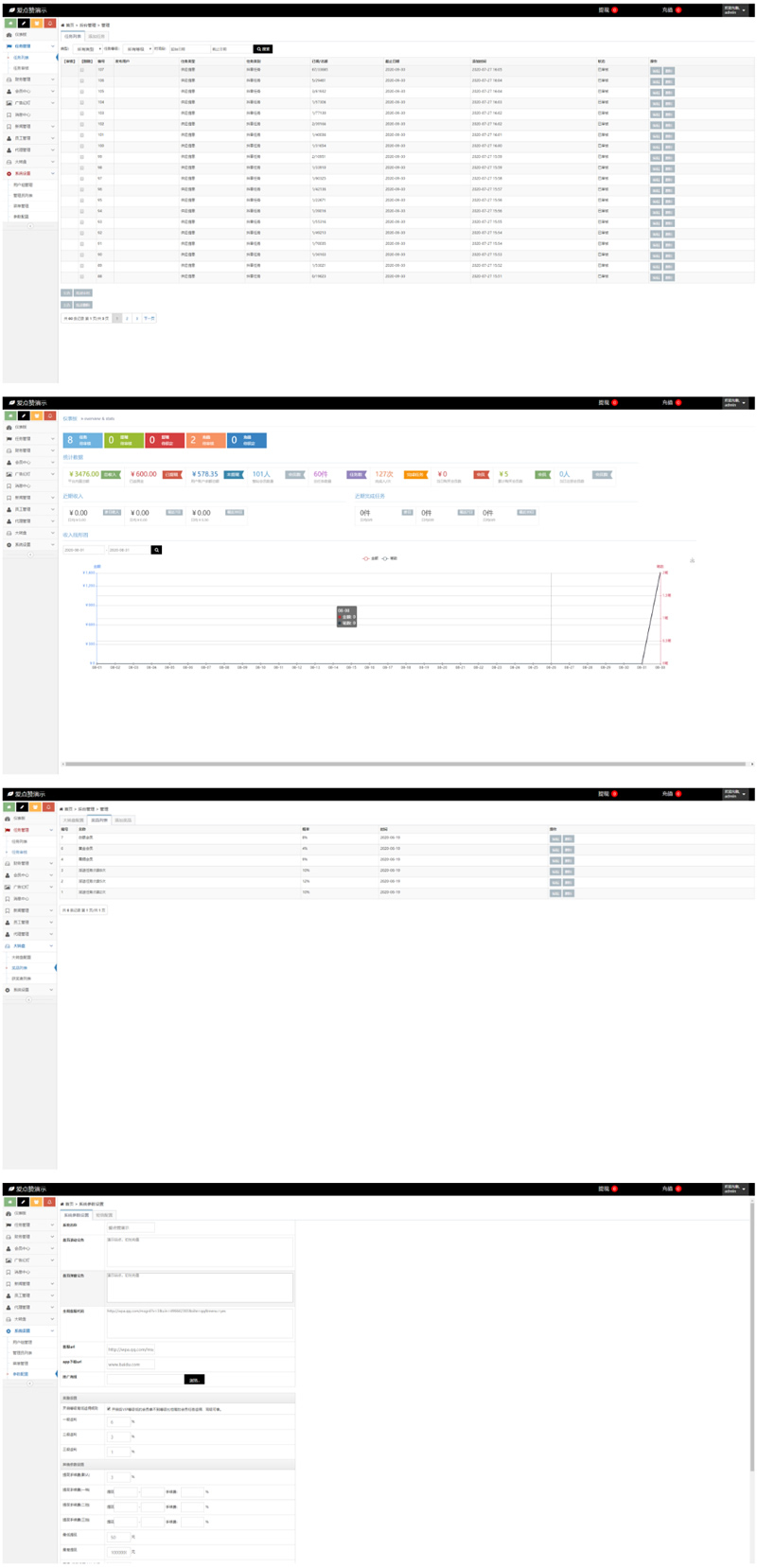 【完美运营版】亲测无问题爱点赞抖音点赞任务平台完美修复版短信改去阿里云全套源码插图(2) 【完美运营版】亲测无问题爱点赞抖音点赞任务平台完美修复版短信改去阿里云全套源码插图(2)