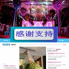 蓝色婚纱摄影婚庆礼仪公司网站源码  织梦dedecms模板-小栈资源网