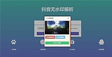 PHP抖音在线去水印抖音无水印视频解析源码-小栈资源网