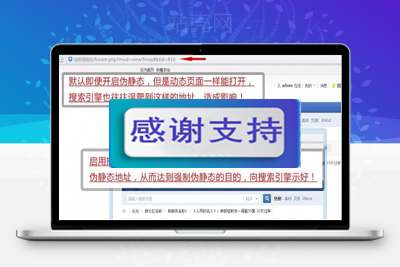 Discuz强制伪静态地址seoV5.3插件_源码下载-小栈资源网
