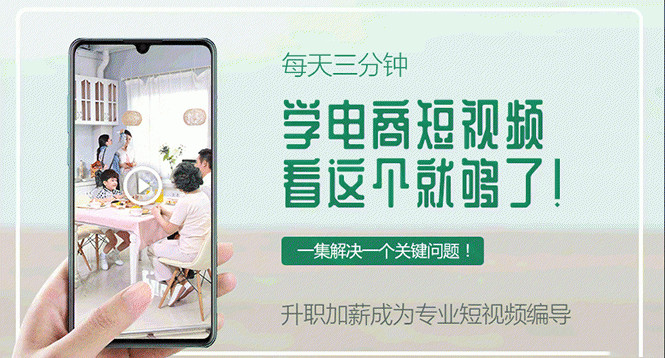 每天3分钟，做一名月入1万的短视频导演，看这个就够了（20节视频培训课）-小栈资源网