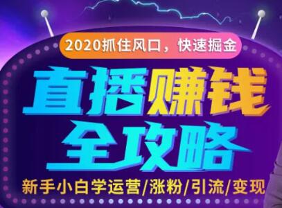 轻松月入10万+的直播赚钱攻略，教你涨粉/引流/带货/变现-小栈资源网