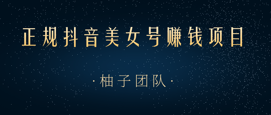 教你用正规抖音美女号来赚钱，用一部手机快速达到千粉，简单操作轻松日入100+-小栈资源网