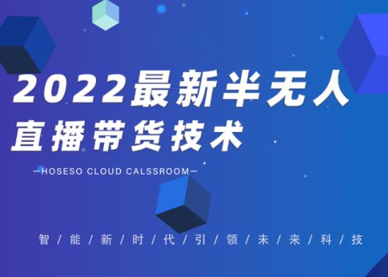 禾兴社·2022最新抖音半无人直播带货技术及卡直播广场玩法，价值699元-小栈资源网