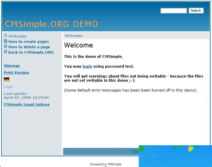 CMSimple v5.1-小栈资源网