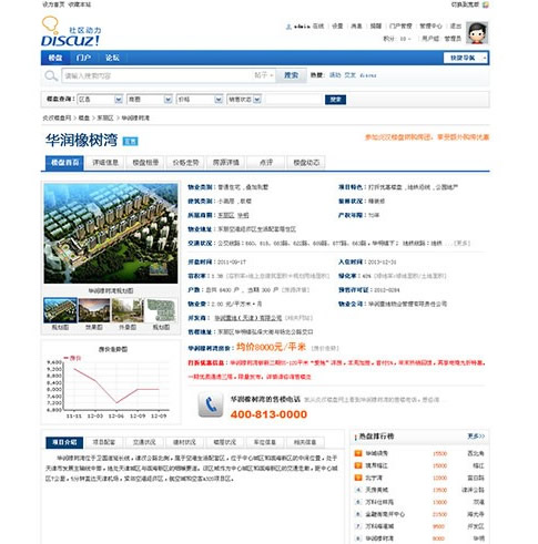 炎汉房产楼盘系统 3.5 商业版|强大的Discuz房产插件+实用的房产平台插件-小栈资源网