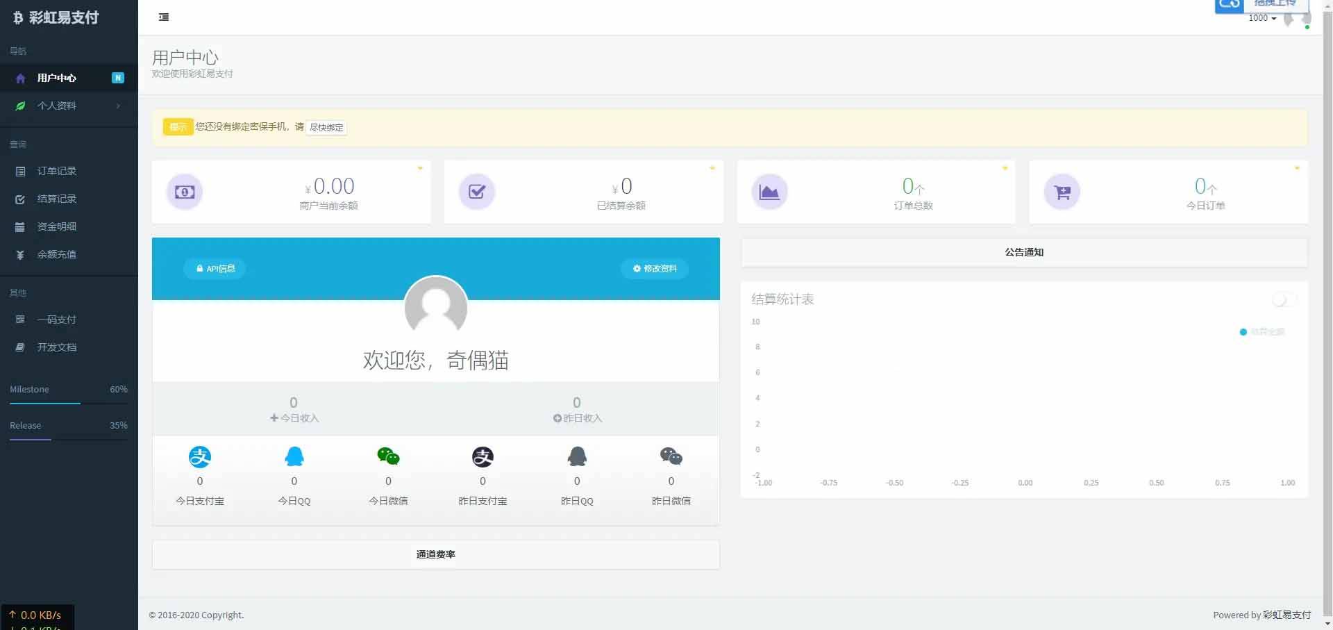 二开版彩虹易支付全开源10套模板带风控实名系统源码-小栈资源网