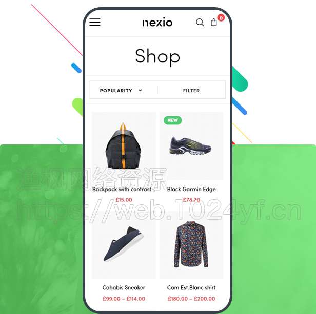 WordPress主题Nexio v1.0.7 时尚服装WooCommerce商店主题-小栈资源网