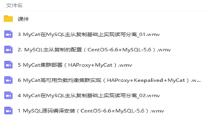 MySQL高可用读写分离集群项目案例实战视频教程-小栈资源网