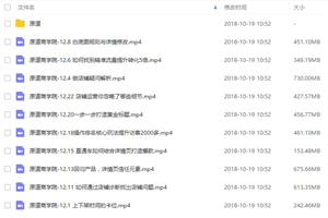 淘宝天猫运营引流系列课程 原道电商学院VIP教程50课 无水印-小栈资源网