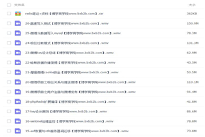 燕十八老师Redis数据库从入门到精通视频教程 Redis培训视频 带全套资料-小栈资源网