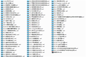 SPSS统计分析应用教程(视频+数据)-小栈资源网