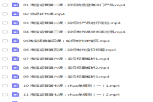 《淘宝内训社》淘宝蓝海暴利产品操盘内训-小栈资源网