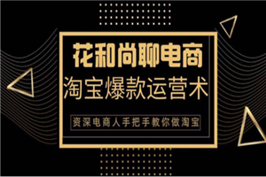 花和尚·天猫淘宝爆款运营实操技术，手把手教你月销万件的爆款打造技巧-小栈资源网