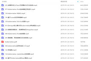 新手零基础一周快速掌握kubernetes(K8s) 视频教程-小栈资源网
