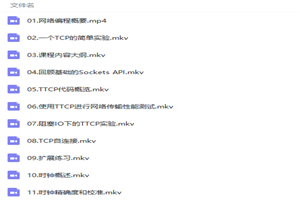 零基础入门Linux网络编程到案例实战视频教程-小栈资源网