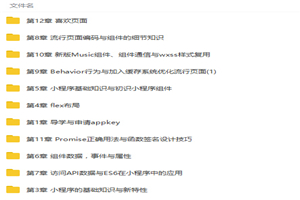 微信小程序零基础入门到项目实战视频教程-小栈资源网