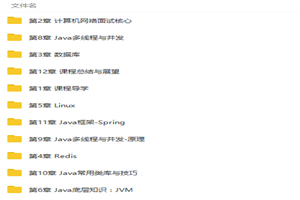 百度资深面试官带你全面深度剖析Java面试高频题目视频教程-小栈资源网