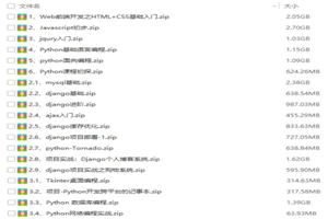 Python开发基础实战进阶视频进阶-小栈资源网