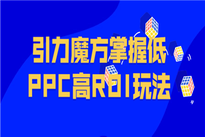 引力魔方掌握低PPC高ROI玩法-小栈资源网