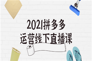 2021拼多多运营线下直播课-小栈资源网
