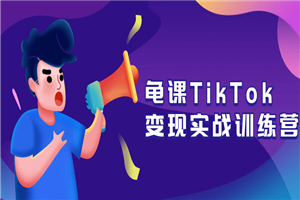 龟课TikTok变现实战训练营-小栈资源网