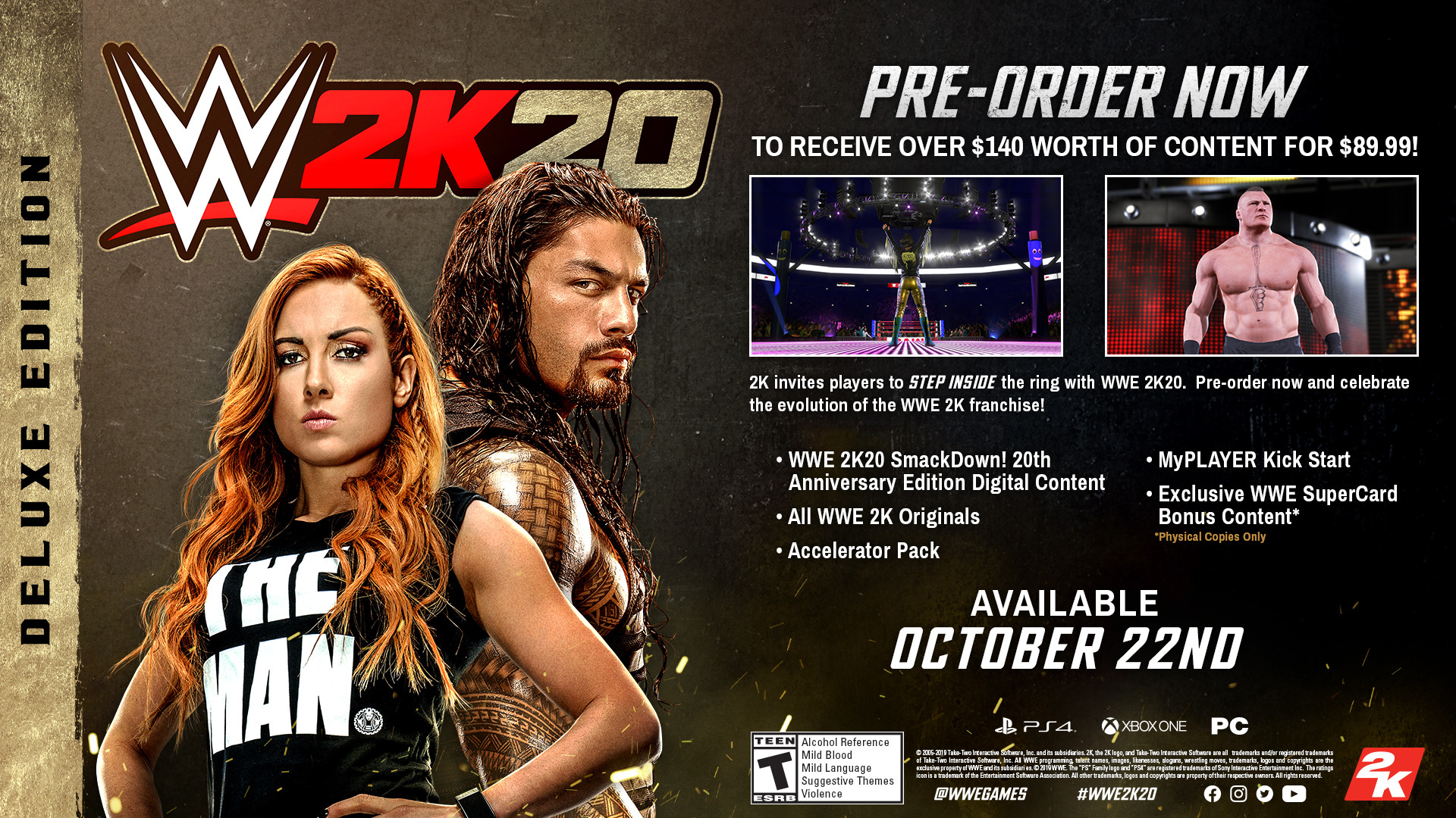 WWE 2K20/单人.同屏多人-小栈资源网