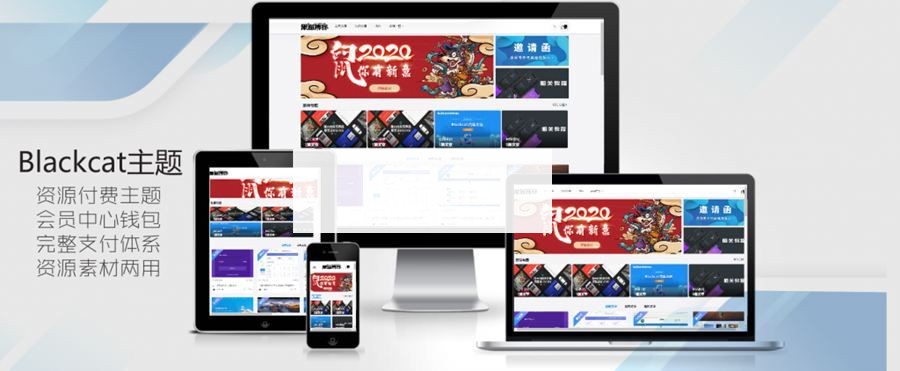 WordPress资源站主题/Blackcat V2.2付费会员制-小栈资源网