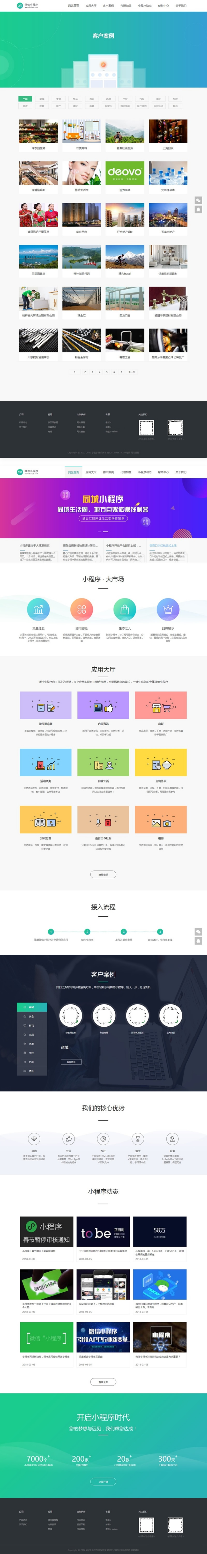 微信小程序开发代理展示销售网站源码（手机同步）产品介绍-小栈资源网