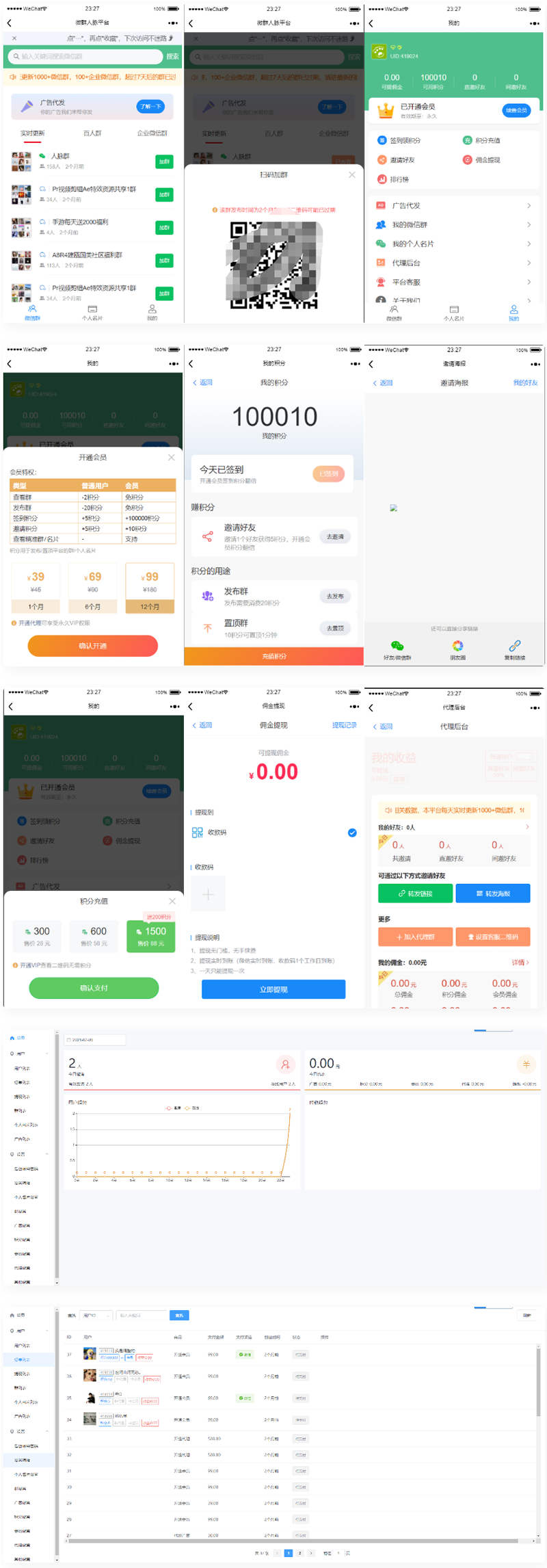 人脉社群系统源码 人脉推广裂变源码群发布源码-小栈资源网