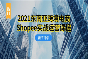2021东南亚跨境电商Shopee实战运营课程，0基础、0经验、0投资的副业项目-小栈资源网