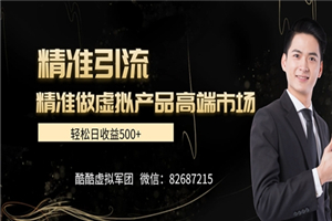 精准引流销售高价虚拟产品，轻松日赚500+-小栈资源网
