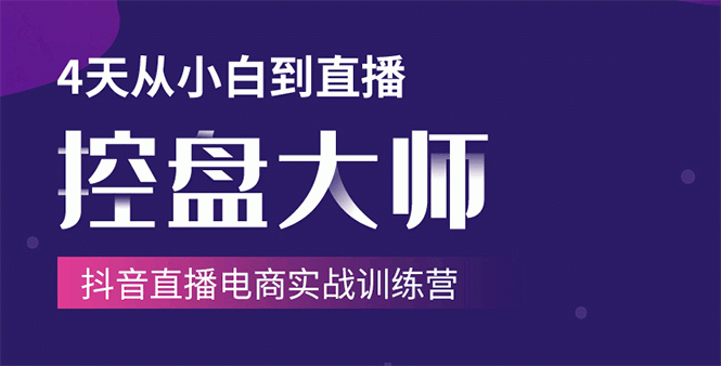 单场直播破百万-技法大揭秘，4天-抖音直播电商实战训练营-小栈资源网