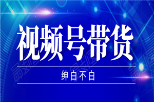 2020年9月红利项目：视频号带货，实测单个账号稳定日收入300左右-小栈资源网