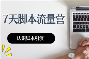 7天脚本流量训练营-小栈资源网